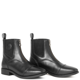 Boots d'équitation Freedom Front Zip Paddock Noir
