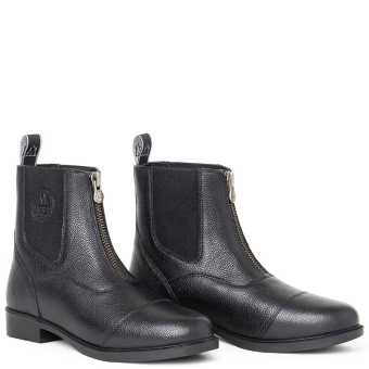Boots d'équitation Ragazza Young Front Zip Paddock Noir