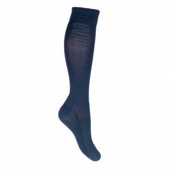 Chaussettes équitation Silicone Bleu Marine