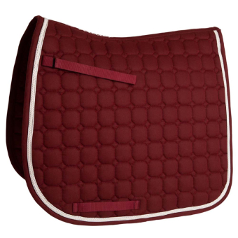 Tapis de selle dressage Octagon Quilt Bordeaux