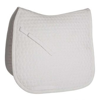 Tapis de selle de dressage Blanc