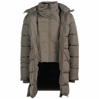 Manteaux d'équitation Dakota 2 en 1 avec gilet Vert