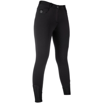 Pantalon d'équitation chauffant Comfort Full Grip Noir