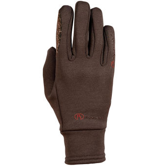 Gants d'équitation d'hiver Enfant/Junior Warwick Mocha
