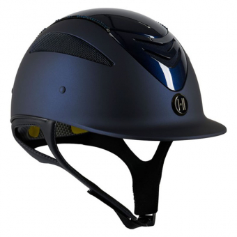Casque d'équitation Mips Defender Glossy Top Swarovski Bleu Marine 0 (Coque)