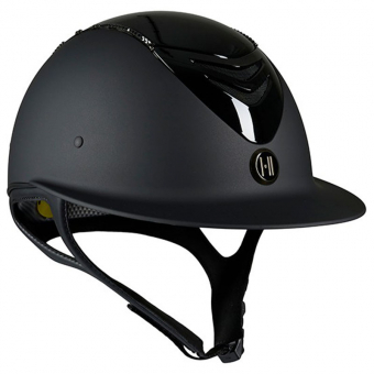 Casque d'équitation Mips Avance Matte Chrome Bleu Marine 0 (Coque)