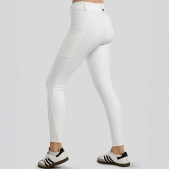 Culotte d'équitation Megan Full Grip Blanc