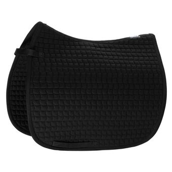 Tapis de selle de dressage Coton Noir