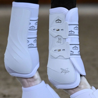 Guêtres de dressage avant élastique Absolute Blanc