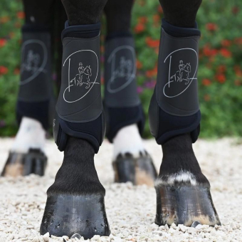 Guêtres de dressage avant velcro Absolute Noir