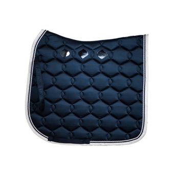 Tapis de dressage Brillant Motif Vague Bleu Marine