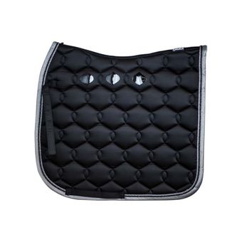 Tapis de dressage Brillant Motif Vague Noir