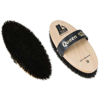 Brosse à panser en crin de cheval, petite taille Queen  
