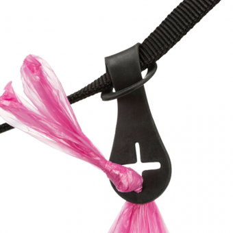 Porte-sac à déchets pour laisse Noir