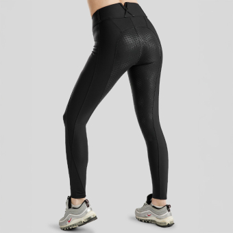 Culotte d'équitation MoZida Refined Crystals Full Grip Noir