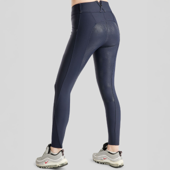Culotte d'équitation MoZida Refined Crystals Full Grip Bleu Marine