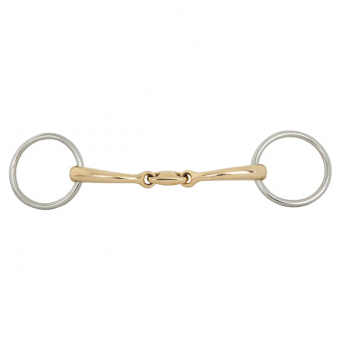 Mors à double brisure Soft Contact Bradoon 12mm