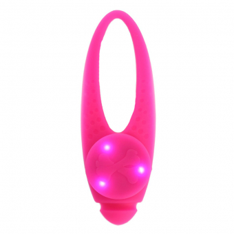 Lampe clignotante basique en silicone LED Rose