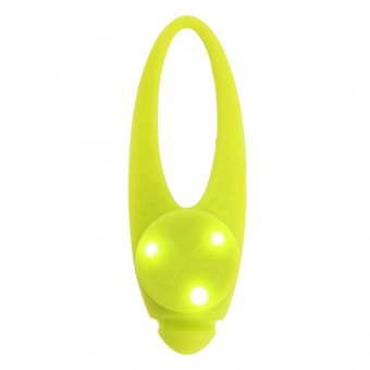 Lampe clignotante basique en silicone LED Jaune