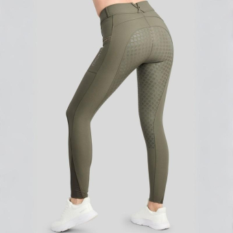 Culotte d'équitation MoVeronica Crystaltape Full Grip Forest Green