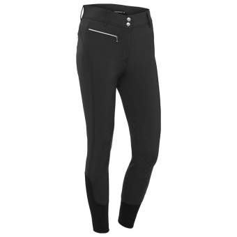 Pantalon d'équitation Alissa avec grip au genou Noir