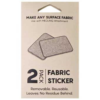Patch de fixation pour Casque d'équitation Fabric Sticker 2-pack Noir