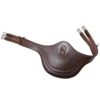 Plaque abdominale anatomique Luxury Stitching Marron Foncé