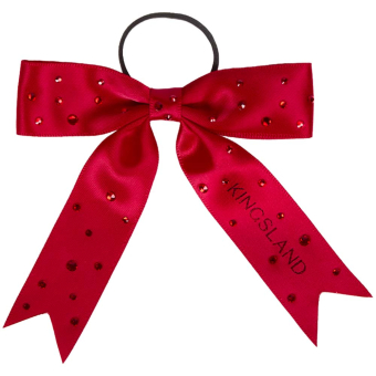 Noeud de queue KLMonroe Swarovski Rouge