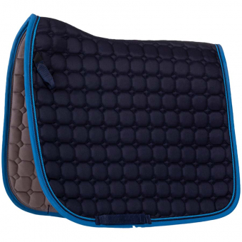 Tapis de selle de dressage Florence Bleu Marine/Bleu