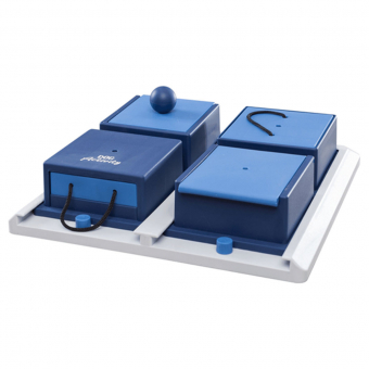 Jouet d'activation Boîte de Poker Dog Activity Bleu/Blanc