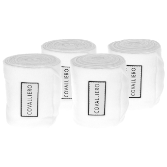 Bandages Fleece 4-pack Blanc