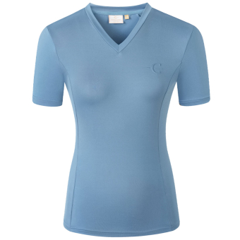 T-shirt V-Neck Bleu