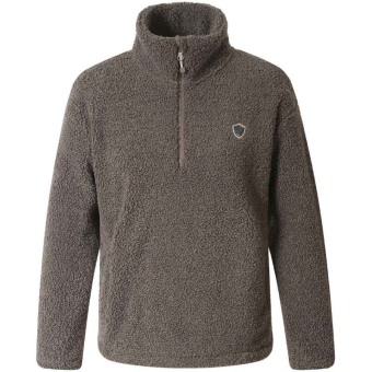 Polaire teddy 1/4 Zip Marron