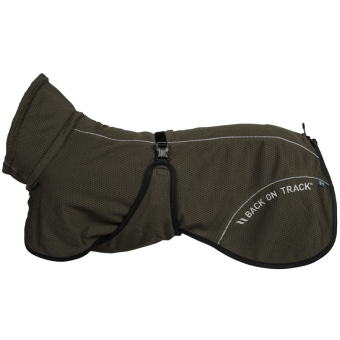 Manteau en mesh pour chien Bay High Tail Vert olive