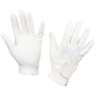 Gants d'équitation Gloria Blanc