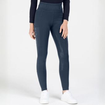 Legging d'équitation Ella Glam Full Grip Bleu Marine