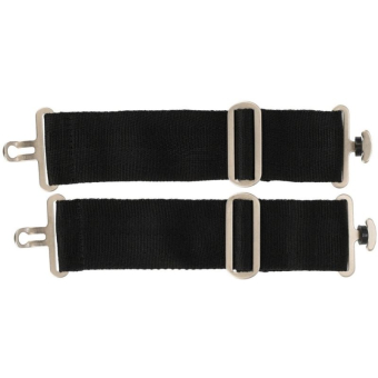 Extension de sangle de couverture 2-pack Noir