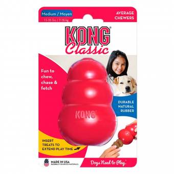 Jouet pour chien KONG Classic Medium Rouge