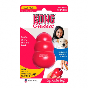 Jouet pour chien KONG Classic Small Rouge