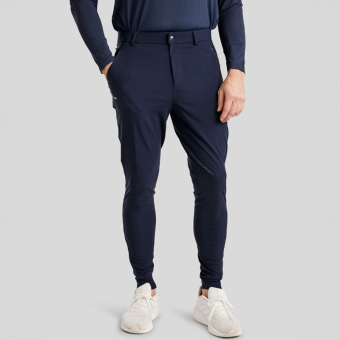 Culotte d'équitation homme MoBen Knee Grip Bleu Marine