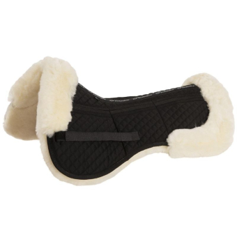 Amortisseur de correction avec bord Sheepskin Showjump Noir