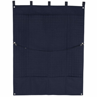 Rideau de box Quilt Long Bleu Marine