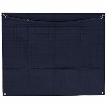 Rideau de box Quilt Half Bleu Marine