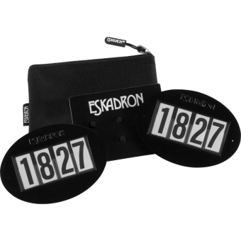 Dossard Quick-Pin 4 Start Set Noir