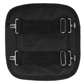 Rallonge de poitrail Velcro Noir