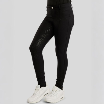 Culotte d'équitation Enfant/Junior Crystals Full Grip Noir