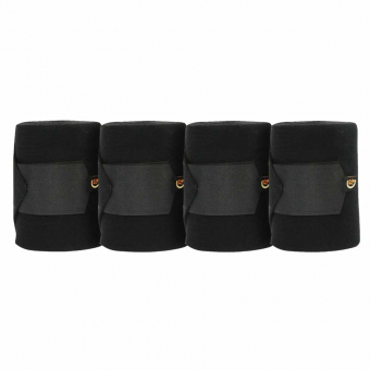 Bandages en laine Wool 4-pack Noir