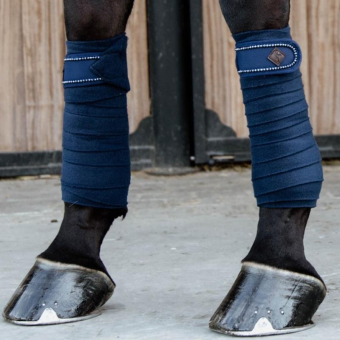 Bandages Polar Fleece Pearls Bleu Marine