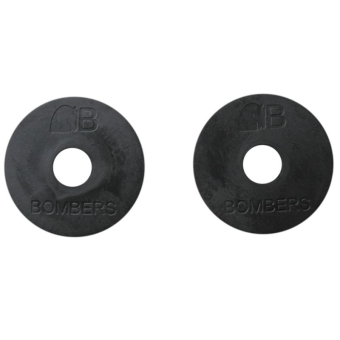 Rondelles de mors Racing Noir