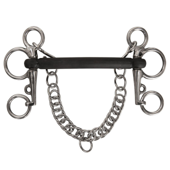 Pelham bébé droit en caoutchouc